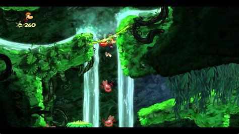 Rayman Origins Level 5 Swinging Caves Youtube