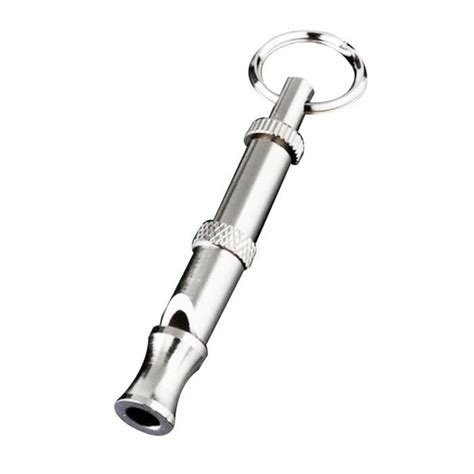 Dressage Exercices pour chien Sifflet réglable en acier inoxydable 1