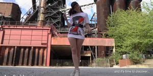 Jeny Smith Is Walking Naked Through An Abandoned Factory Tnaflix