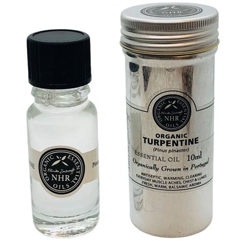 Organic Food Grade Turpentine Oil 10ml NHR Organic Oils Healthy