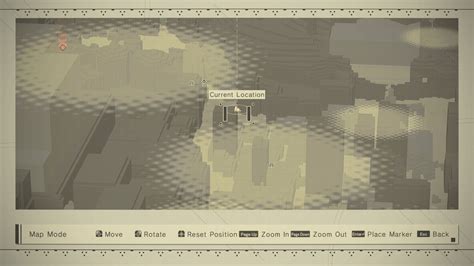 Map Mode Nierautomata Interface In Game