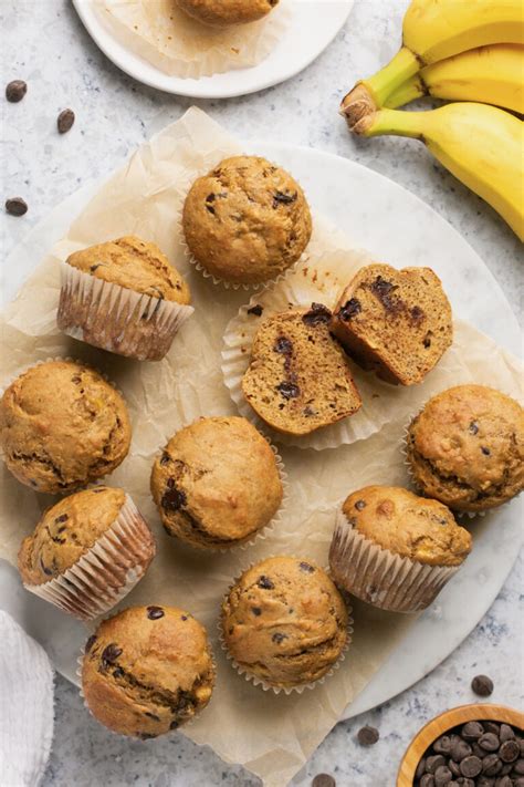 Easy Healthy Banana Protein Muffins Recipe Marys Whole Life