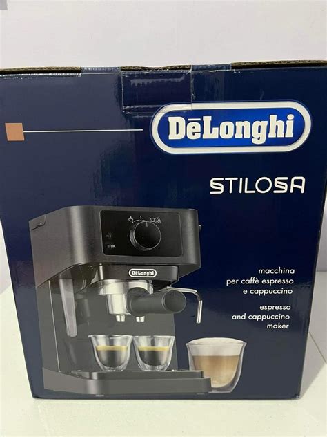 De Longhi Stilosa Ec Bk Traditional Barista Pump Espresso Machine