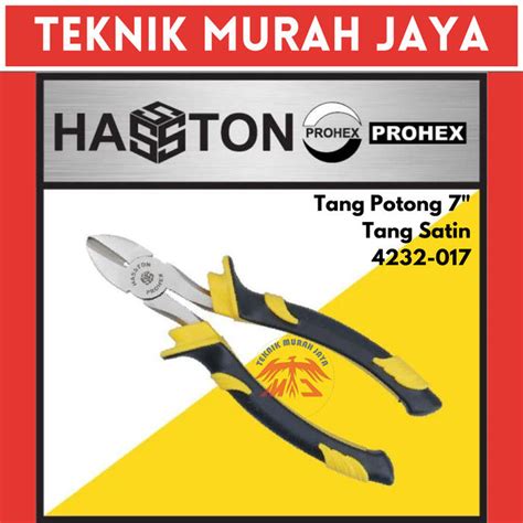 Hasston Prohex Tang Potong Satin Kombinasi Pliers Inch