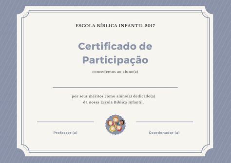 Certificado Ebd Infantil Diplomas Prontos Para Imprimir Infantil