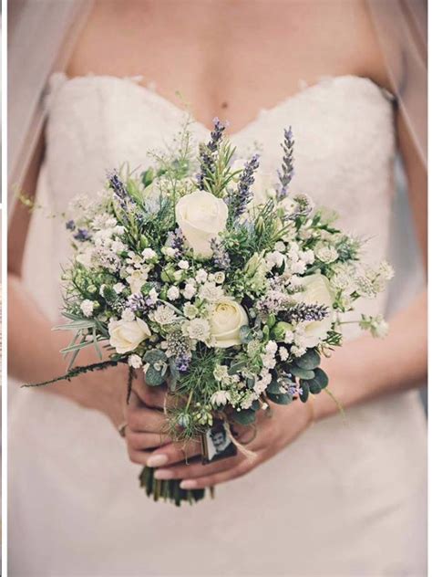 Lavender Roses And Gypsophila Bridal Bouquet Flower Bouquet Wedding