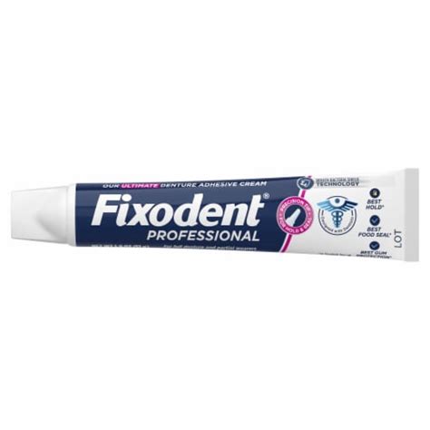 Fixodent Professional Ultimate Denture Adhesive Cream 1 8 Oz Kroger