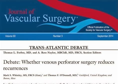 Debate Journal Of Vascular And Endovascular Surgery