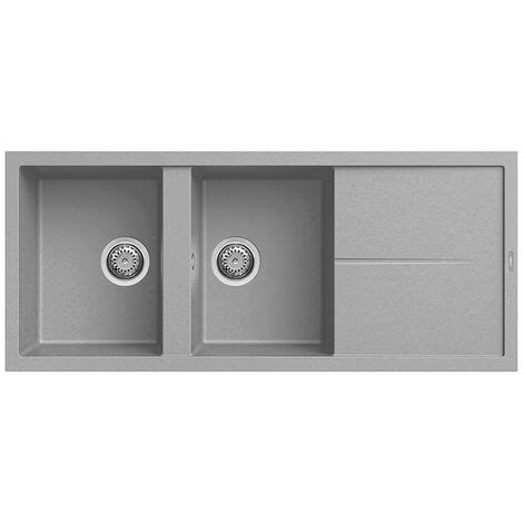 Lavello Elleci Incasso Vasche X Unico Keratek Plus Grigio