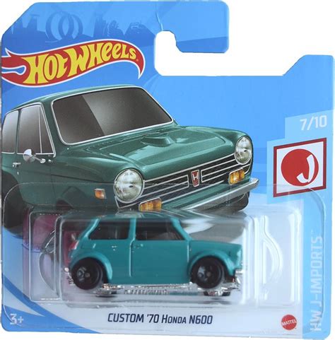 Amazon Hot Wheels Custom Honda N HW J Imports Teal Short Card Toys Games