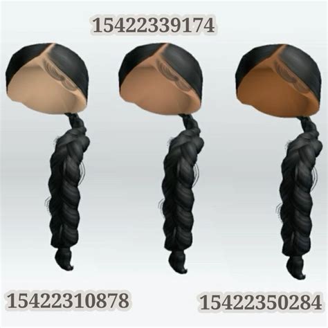 Hair Codes In 2024 Black Hair Roblox Hair Styles Hair