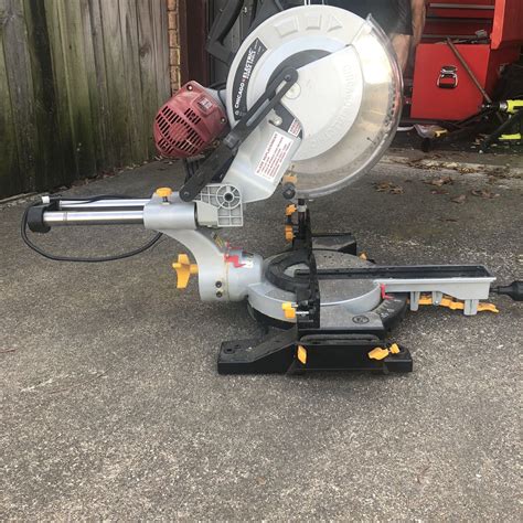 Chicago Electric 12 Double Bevel Sliding Compound Miter Saw With Laser