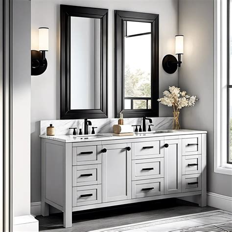 20 Stylish Designs and Tips for a Light Grey Vanity Bathroom