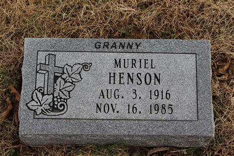 Muriel A Wyatt Henson 1916 1985 Memorial Find A Grave