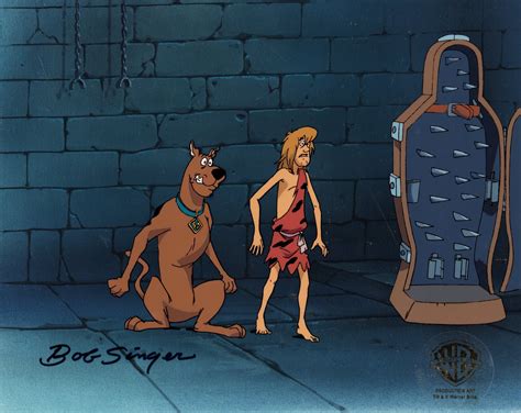 Scooby Doo And The Witchs Ghost Original Production Cel On Original