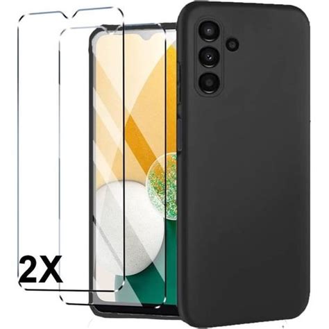 Coque pour SAMSUNG GALAXY A04S 2 vitres verre trempé coque clear