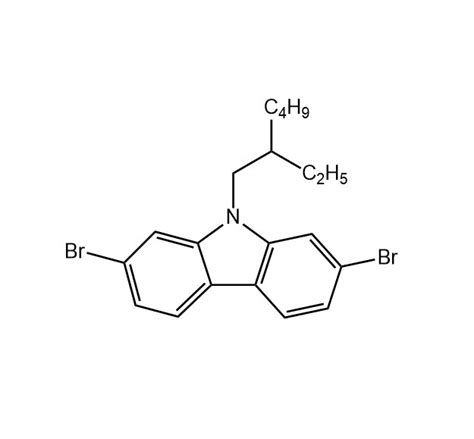 CAS 544436 46 6 2 7 DibroMo 9 2 Ethylhexyl 9H Carbazole