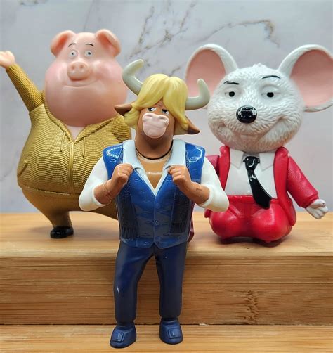 SING MOVIE Collectible Action Figure, Universal Studio Production ...