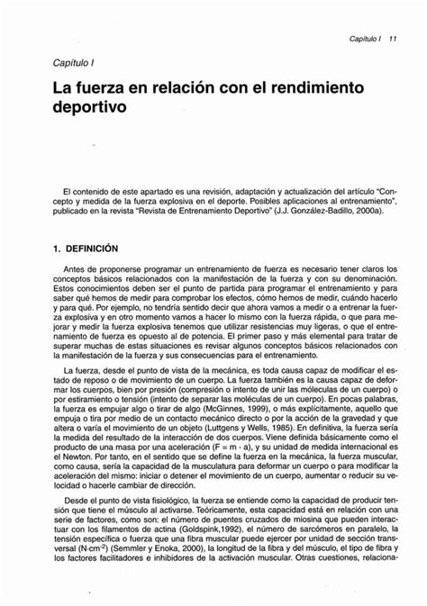 BASES DE LA PROGRAMACION DEL ENTRENAMIENTO DE FUERZA Pdf