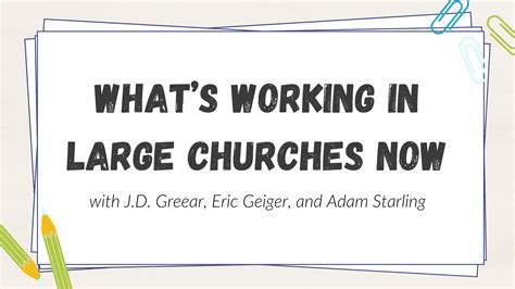 Whats Working In Large Churches Now 2024 Free Webinar The Unstuck