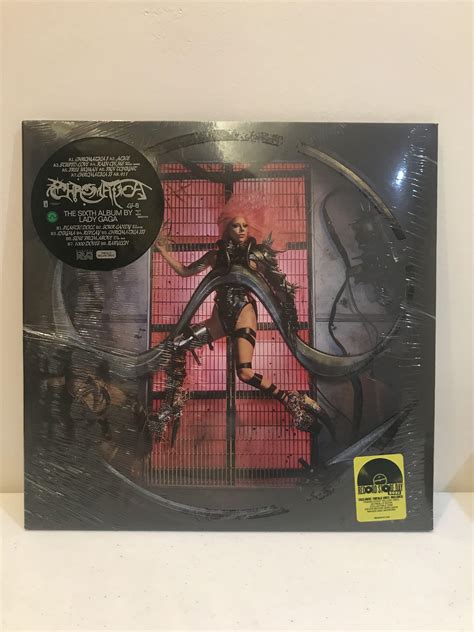 Lady Gaga Chromatica Tri Fold Rsd 2021 Yellow Vinyl Hobbies And Toys Music And Media Vinyls On