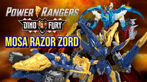 Power Rangers Dino Fury Zord Link Mosa Razor Zord Primal Ultrazord