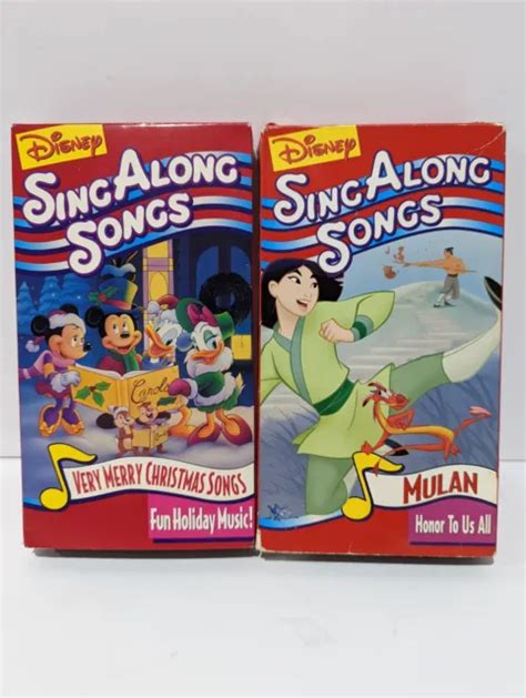 DISNEYS SING ALONG Songs - Mulan: Honor To Us All (VHS, 1998) £4.74 ...