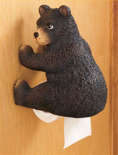 Bear Toilet Paper Dispenser At Rory Louie Blog