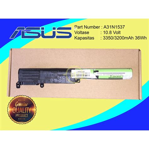 Jual Baterai Laptop Asus X X U X S X B X N X H X Uv