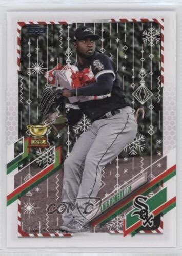 Topps Holiday Walmart Mega Box Sp Rare Variation Luis Robert