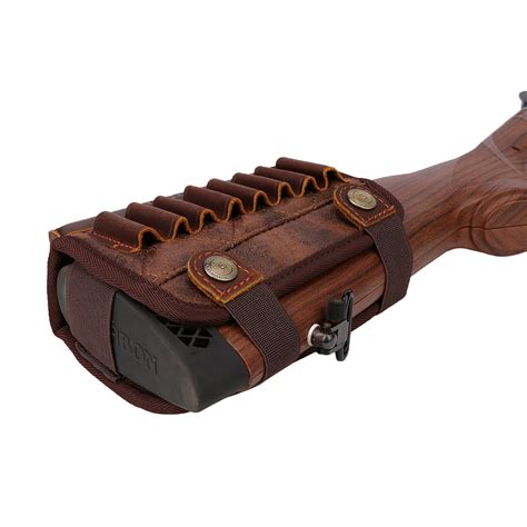 Tourbon Pu Leather Cheek Riser Rest Rifle Buttstock Cover Ammo