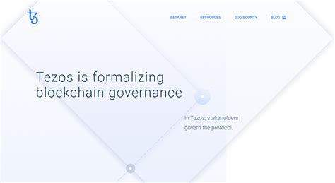 Tezos Xtz Review True Decentralized Governance For Blockchain