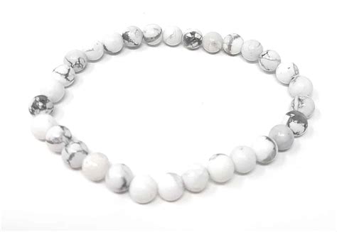 Bracelet Pierre naturelle Howlite Magnésite Super idées cadeaux