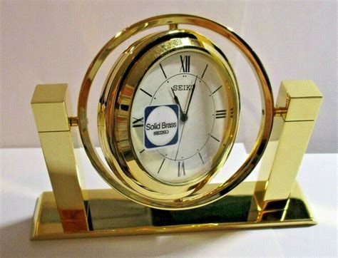 SEIKO - " DESK CLOCK" with Rotating Sphere - NEW | #3932965696