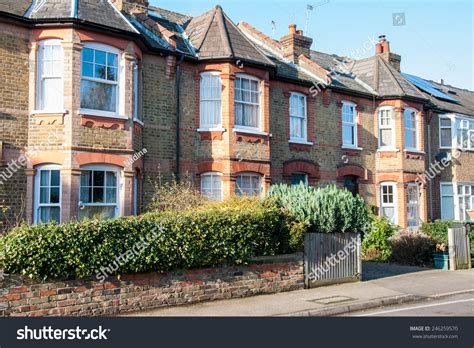 Row Typical English Houses London Stock Photo 246259570 | Shutterstock