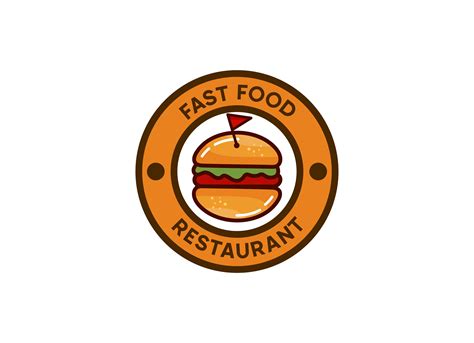 Fast Food Burger Logo Graphic by Alvin Creative · Creative Fabrica