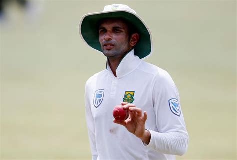 South Africa's Keshav Maharaj becomes first Proteas bowler to take Test ...