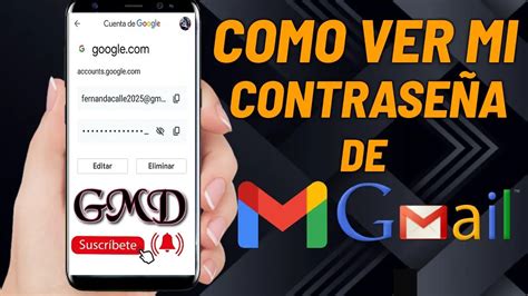 Cómo ver la contraseña de mi cuenta de Gmail Haras Dadinco