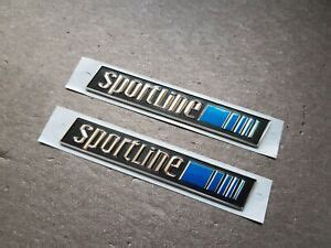 2x Mercedes W201 W124 Sportline Badge Emblem A2018171320 Genuine EBay