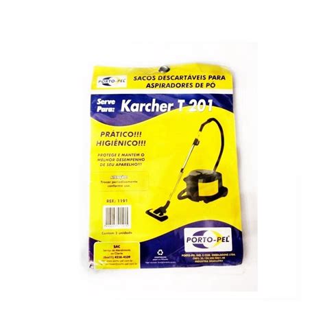 Sacos Para Aspiradores De Pó Karcher T 201 Submarino