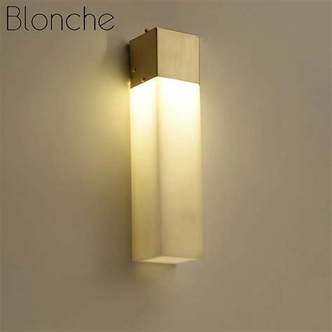 Современные Настенные светильники Blonche из смолы, золотые настенные ...