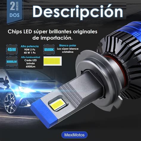 Foco Faro Hyper Led Premium Csp 12000lm H4 Motocicleta 1 Pz Envío gratis