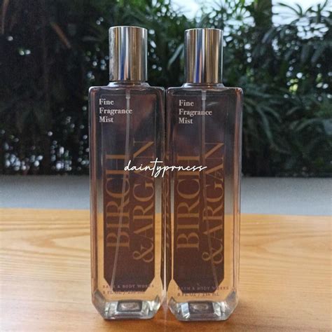 Authentic Bath And Body Works Birch And Argan Fine Fragrance Mist Rare