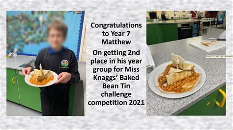 Miss Knaggs Baked Bean Tin Challenge 2021 - Maplewell Hall School