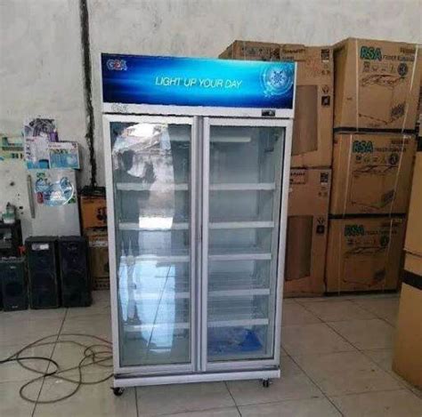 Gea Expo Ah Cn Dua Pintu Showcase Display Cooler Kulkas Kaca