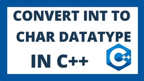 Convert Int To Char In C Using Ways Integer To Character Datatype