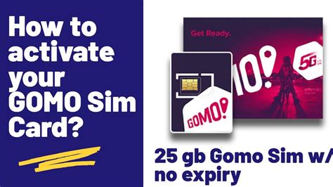 How To Activate Your GOMO Sim Card I Easy Step By Step Tutorial I 2020