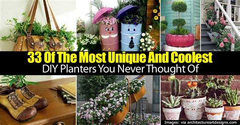 33 Of The Most Coolest And Unique Diy Planters You Never Thought Of