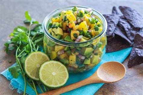 Avocado Peach Salsa Recipe Good Life Eats