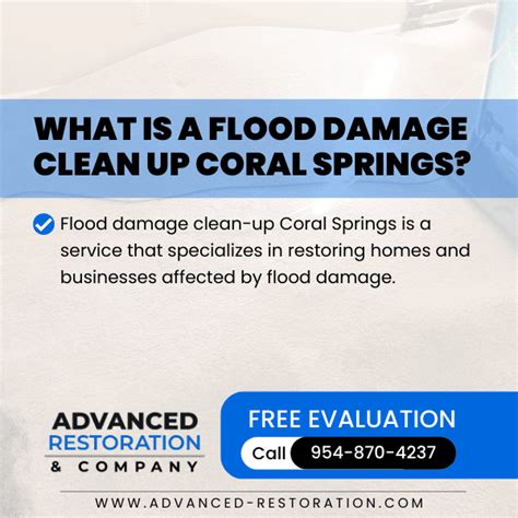 Benefits Of Flood Damage Clean Up Coral Springs Fl